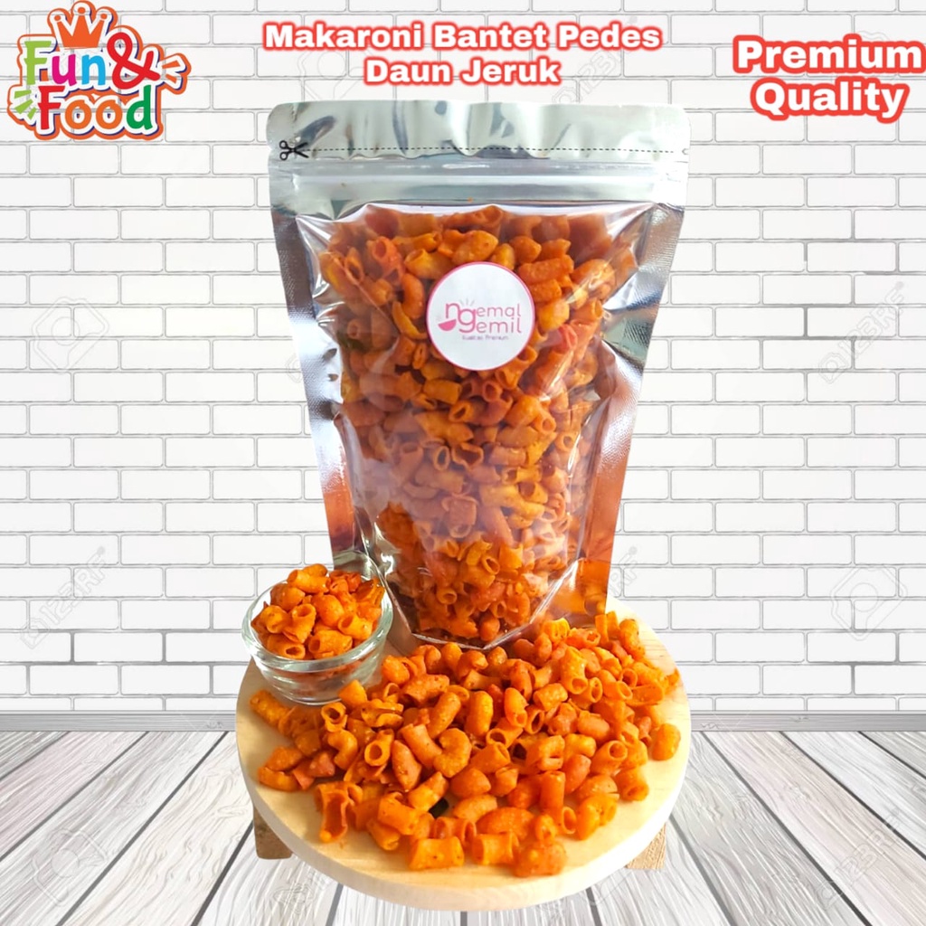 

Makaroni Bantet Pedas Daun Jeruk Homemade Makaroni Pedes Kualitas Premium