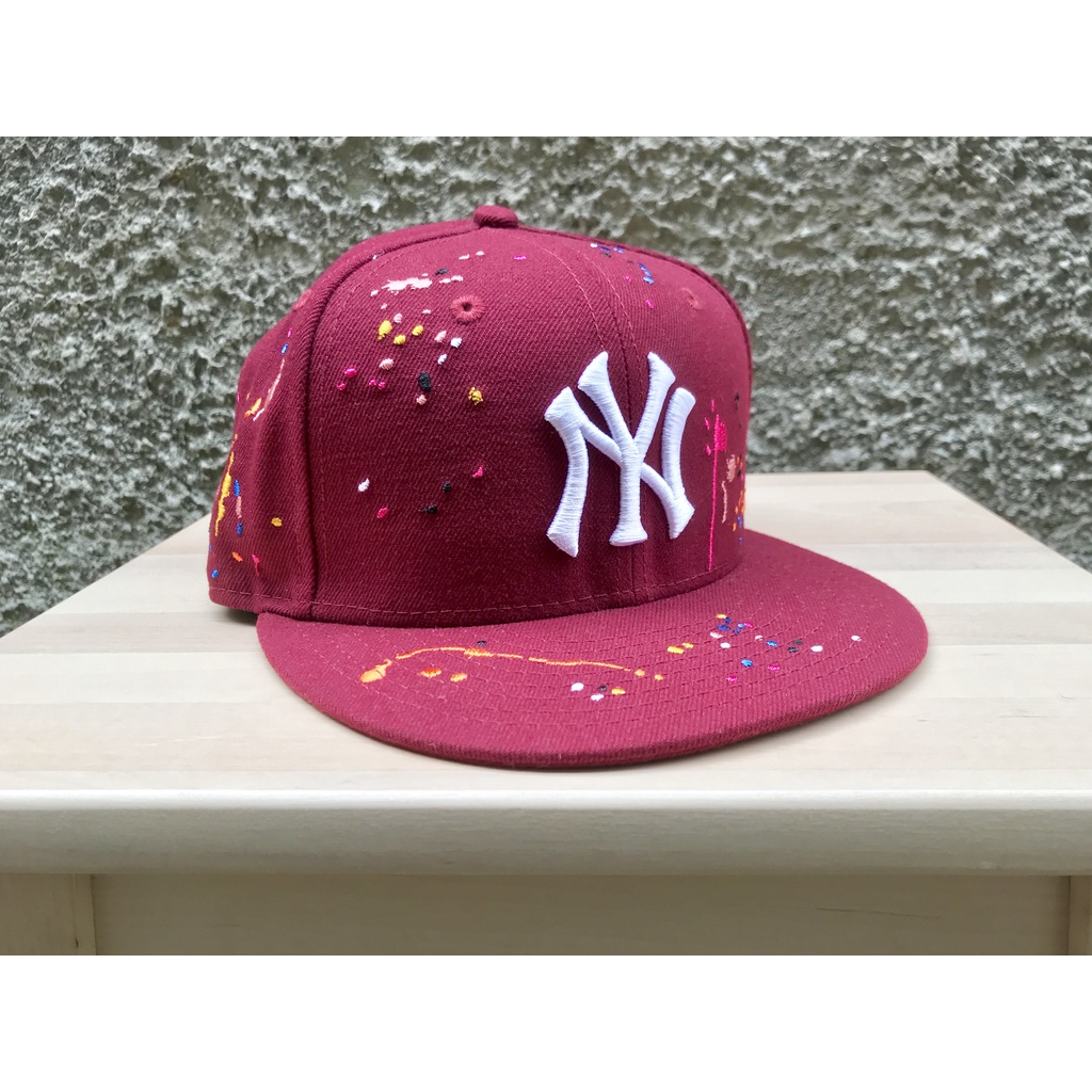 Topi New Era 9Fifty New York Yankees Drips Red Snapback 100% Original Resmi