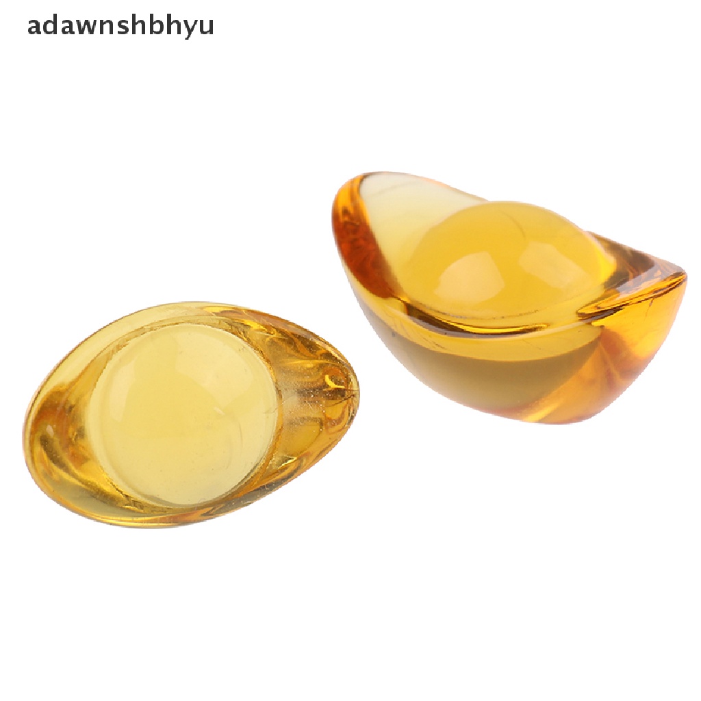 Adawnshbhyu 5Pcs Yuanbao Feng Shui Yuan Bao Ingot Lucky Home Berkah Dekorasi Ornamen ID