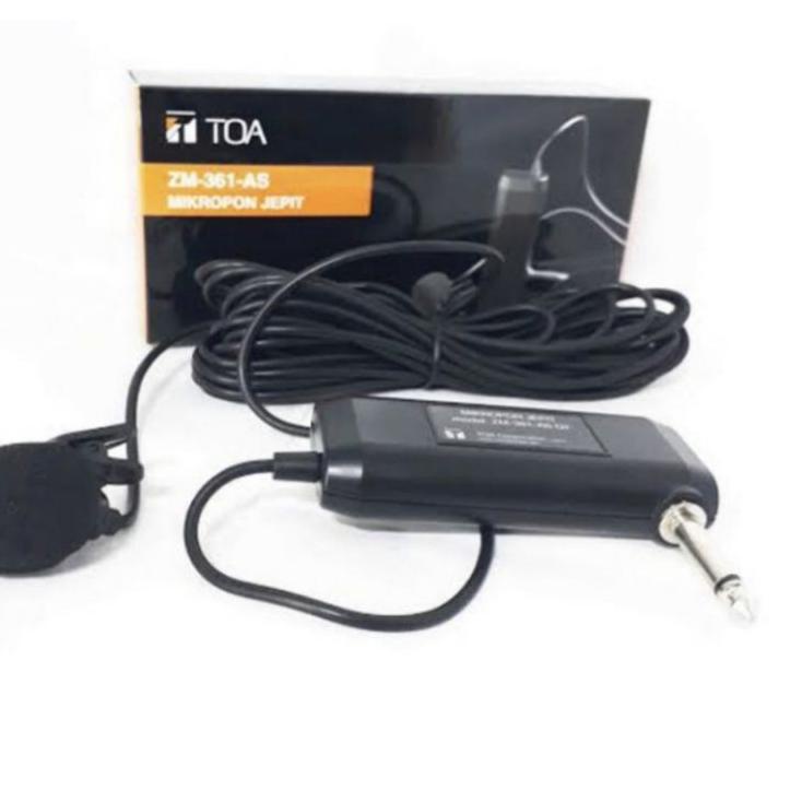 Booming GROSIR MIC JEPIT/MIC KANCING/ MIC IMAM TOA ZM-361-AS ORIGINAL GARANSI RESMI TOA