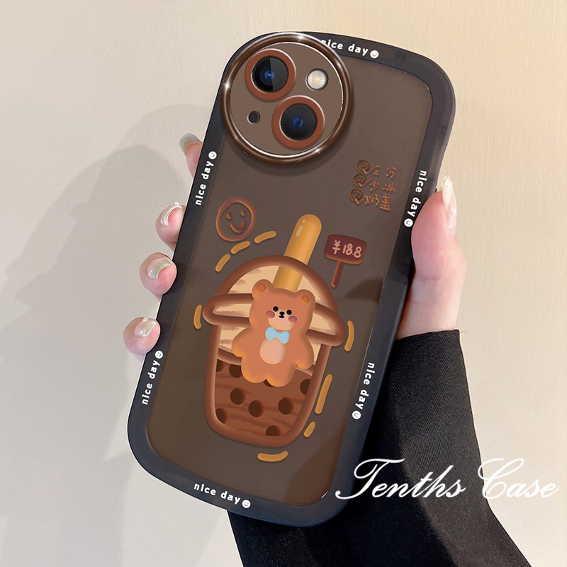 IPHONE Kompatibel Untuk Iphone14 13 12 11 Pro Max X XR Xs Max8 7 6 6s Plus Se2020 Case Ponsel Beruang Kartun Lembut Bening Cover