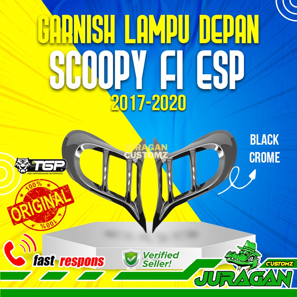 Garnish Scoopy FI ESP Honda TGP Aksesoris Motor Variasi