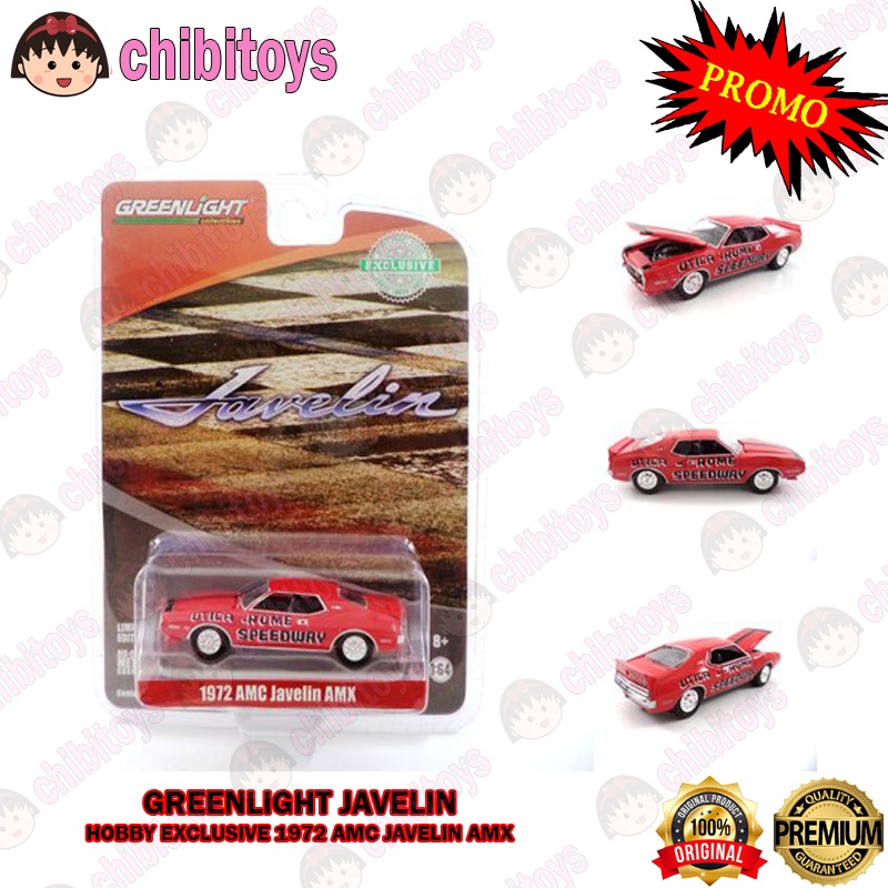 Jual GREENLIGHT JAVELIN HOBBY EXCLUSIVE 1972 AMC JAVELIN AMX MOBIL
