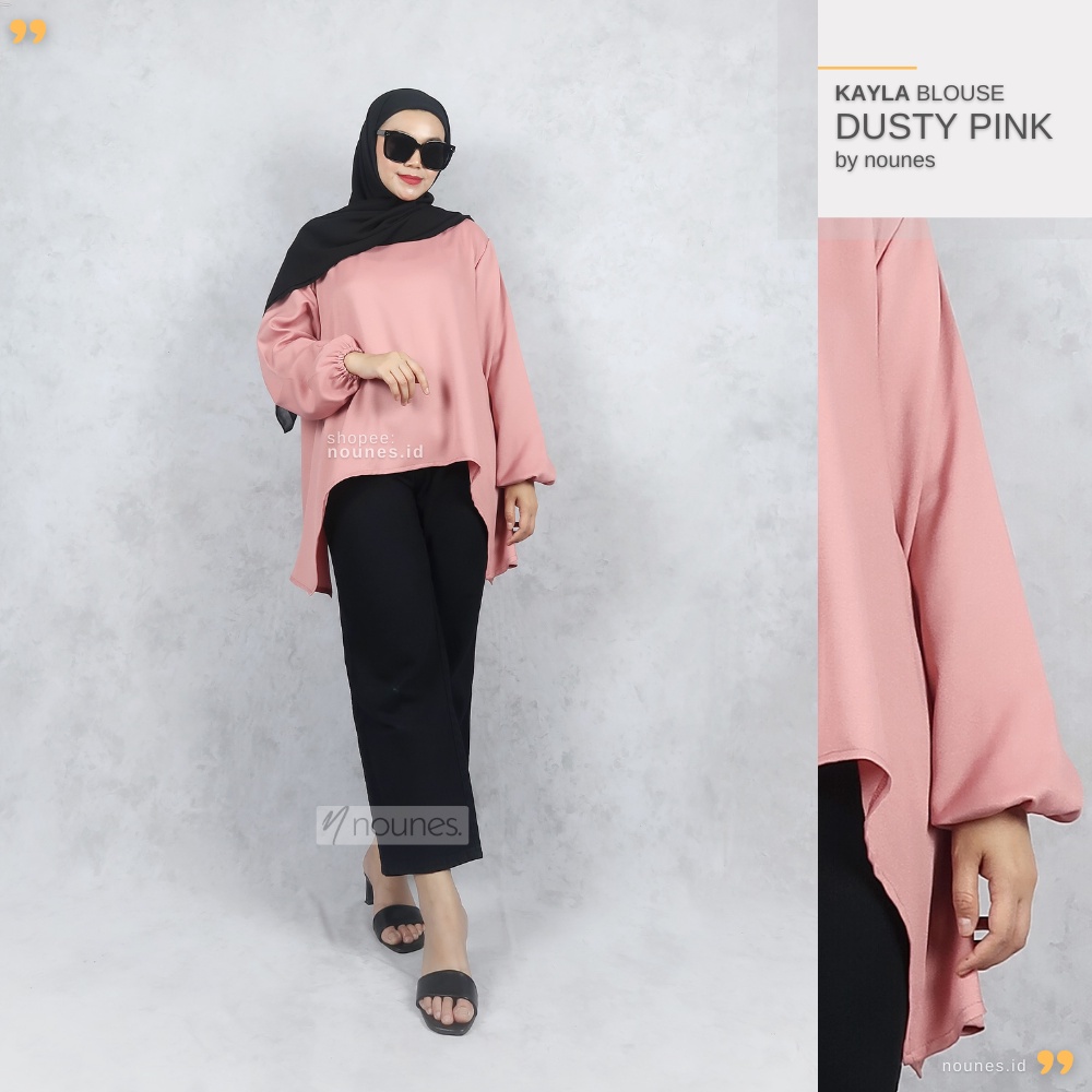 Nounes Kayla Plain Blouse LD 110