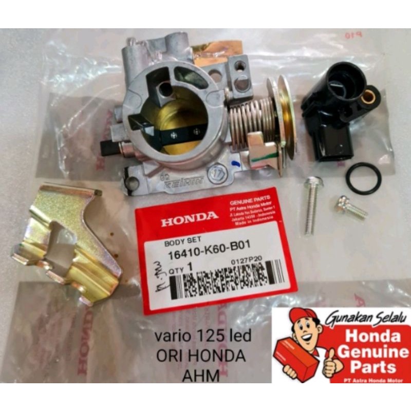 16410-K60-B01 HGP AHM 100% THROTEL BODY SET VARIO 125 LED ESP 16410K60B01 16410-K60-B61 16410K60B61