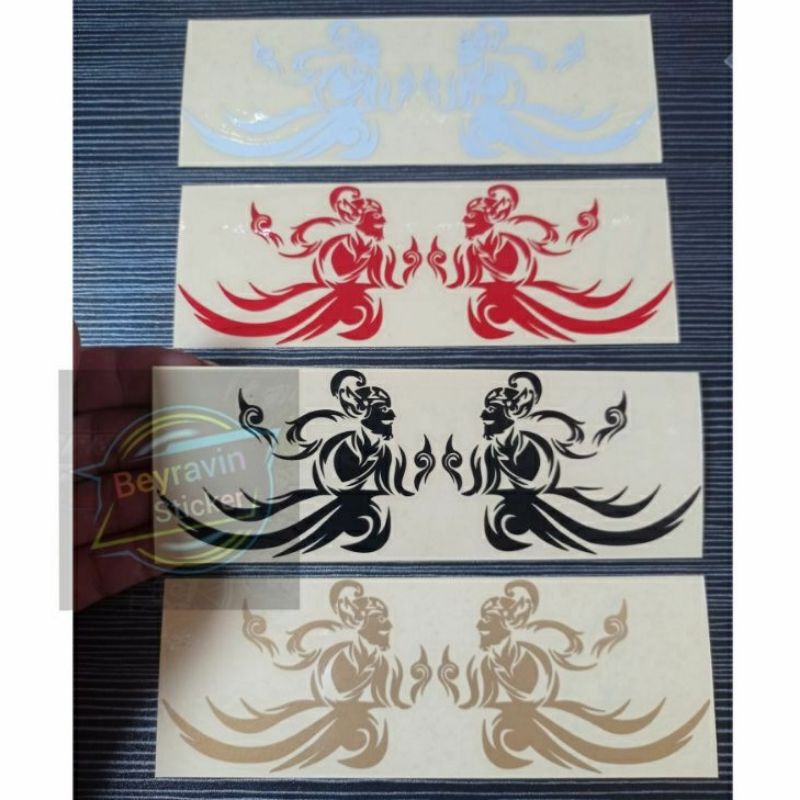 Stiker Wayang PO Haryanto Stiker murah Stiker cutting
