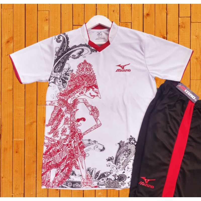 JERSEY BAJU KAOS OLAHRAGA BOLA FUTSAL BADMINTON COD 1SET DEWASA WAYANG BATIK PRODUK TERBARU