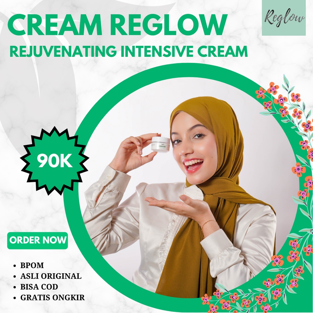 REGLOW Glowing Cream - Cream Glowing Pencerah Wajah Kusam Whitening Cream