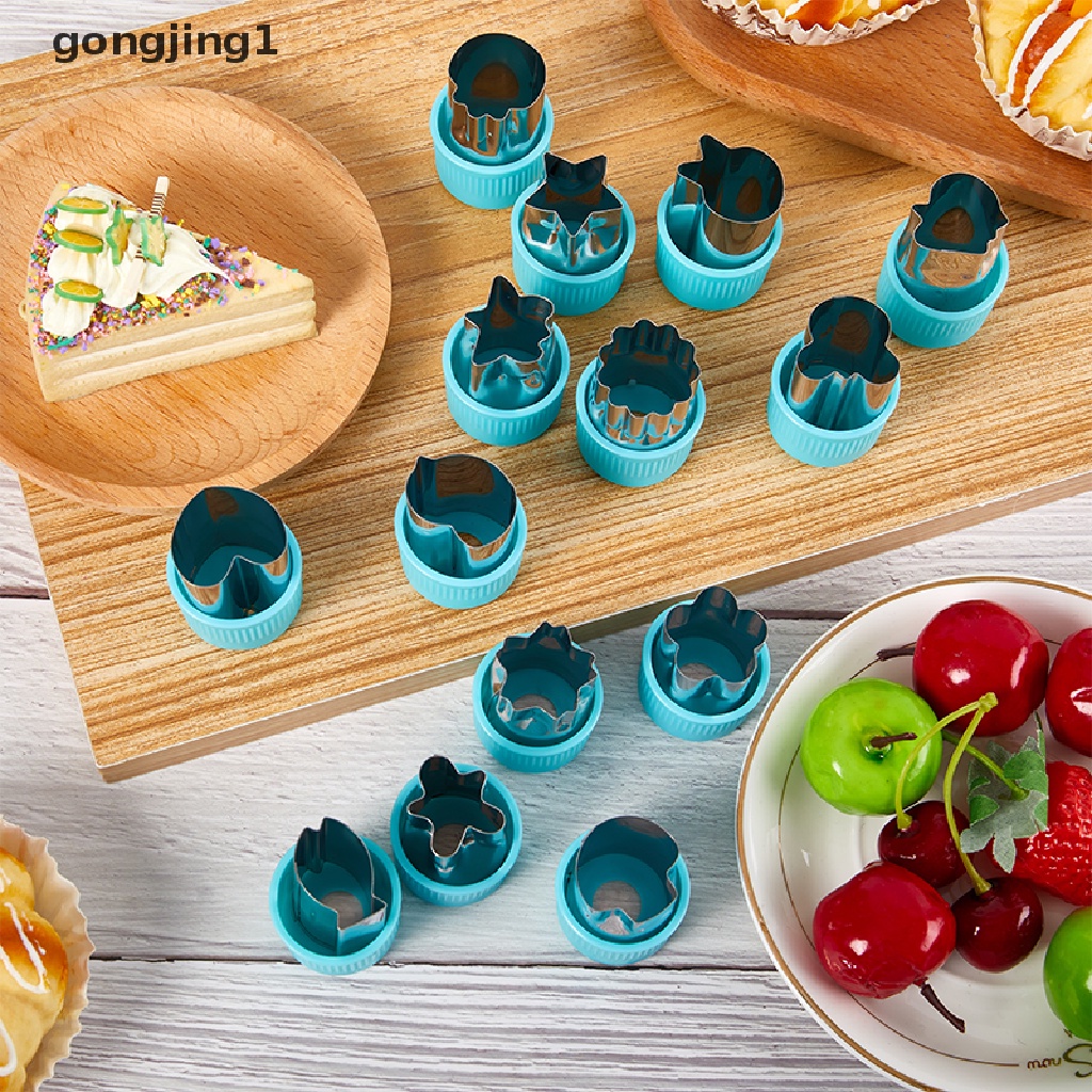 Ggg Alat Pemotong Sayuran Gagang Plastik Stainless Steel Buah Cutg Die Alat Dapur ID