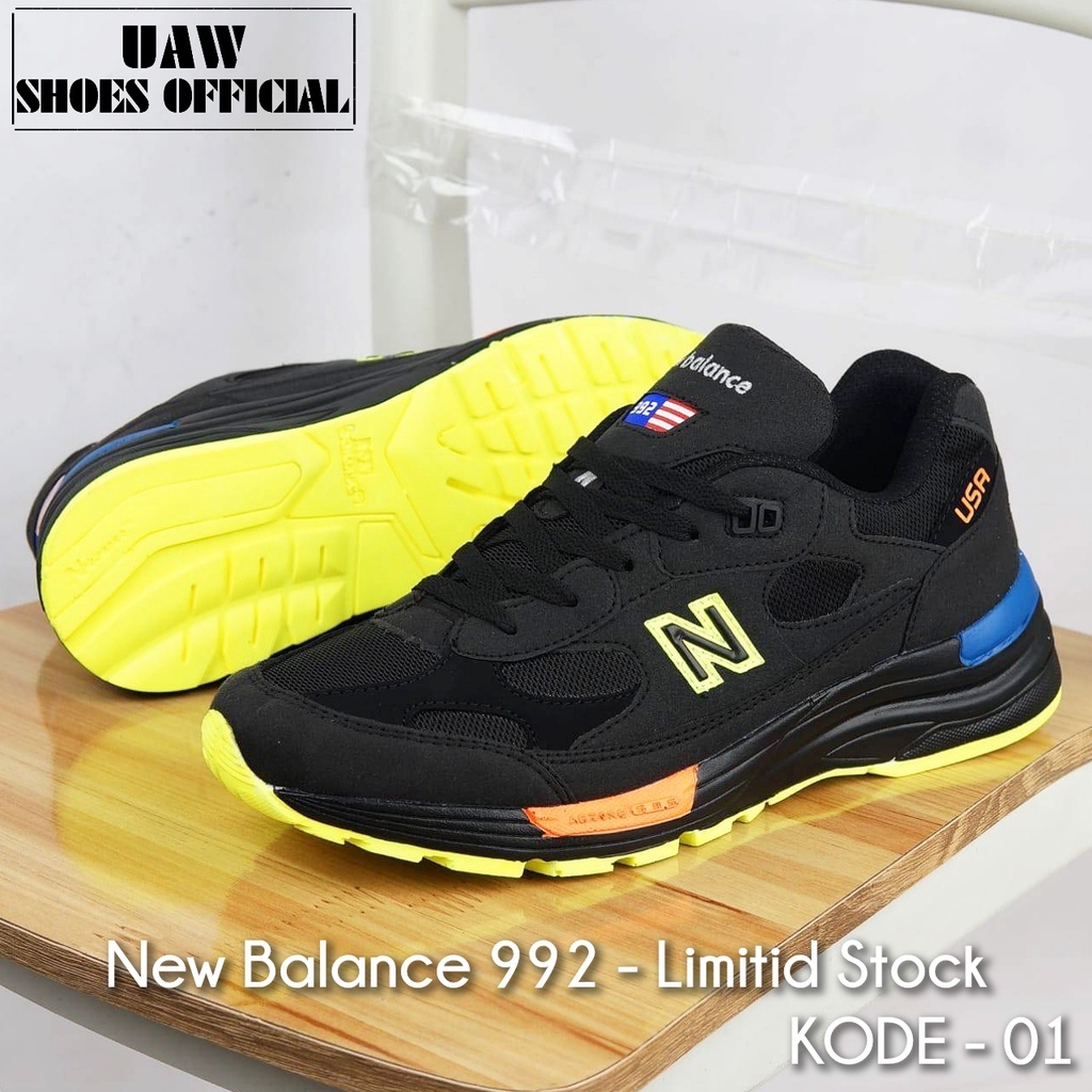 uawshoesofficial 3.0 NB992 SPORT | NEW BALANCE992 - Sepatu Pria Olahraga Sneakers Kulit Suede Sport