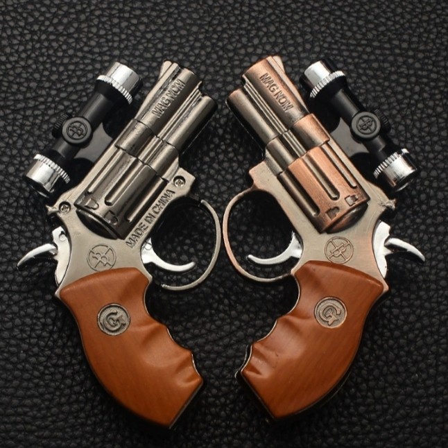 Korek Api Bara Gas Pistol Mini Senter Laser 3140