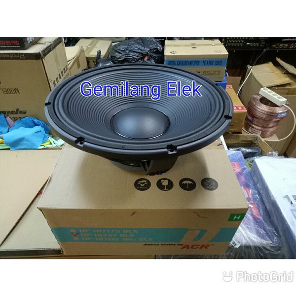 Speaker Acr Deluxe 18737 18 Inch 500-1000W