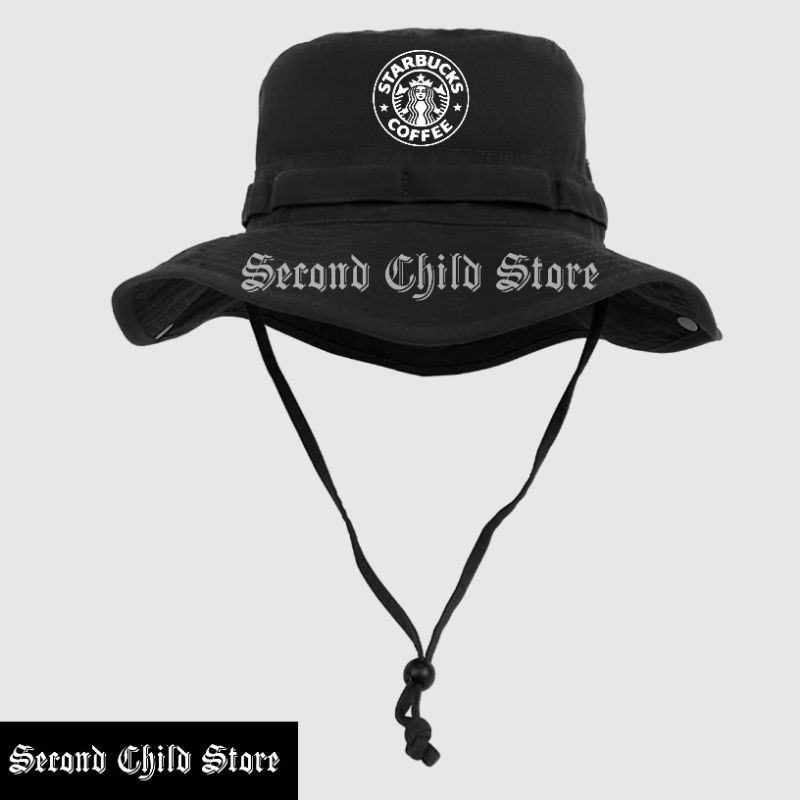 Topi StarBucks Rimba /  Topi Distro / Topi Custom Pria Wanita Dewasa