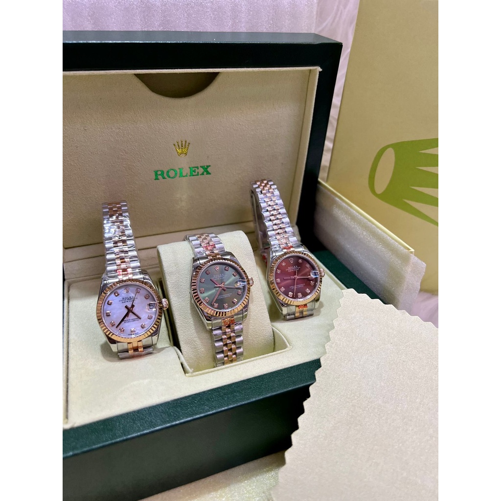 Jam Rolex Automatic Manchine Swiss ETA Original Super Set Box Rolex Paket Original