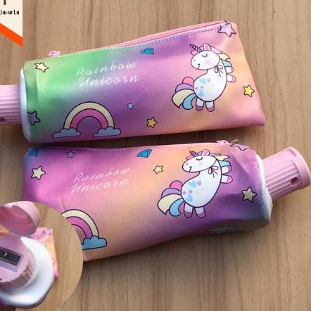 

Bagus Dipakai Kotak Pensil Odol Unicorn Hologram Bening 1 Set Serutan Tempat Pensil Plushie Tebal Ready Grosir YYY...