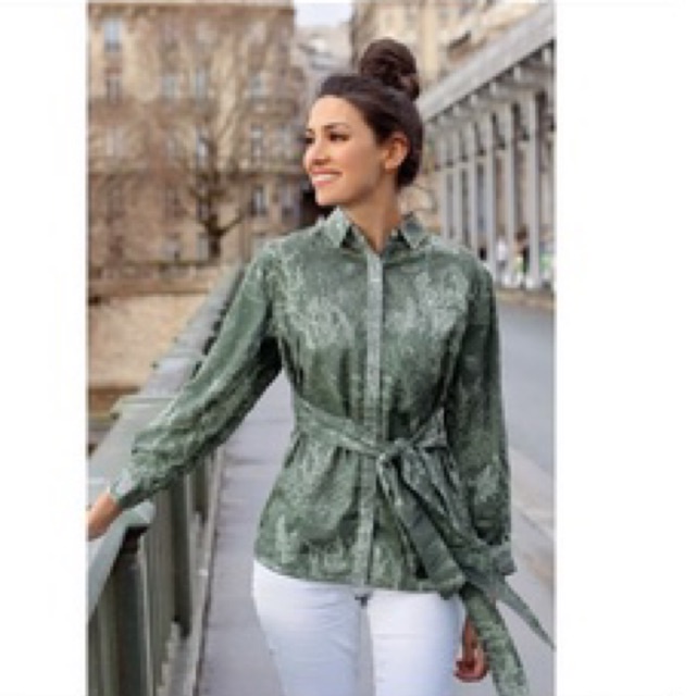 Benang Jarum x Mmehuillet El Mar Minorca Shirt With Belt Preloved