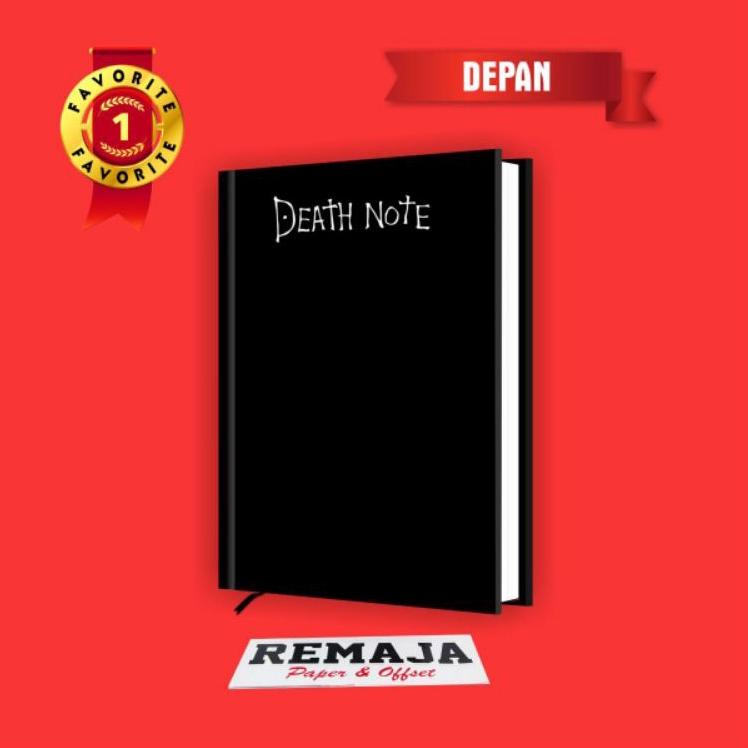 

ㅛ POCKET BOOK/NOTE BOOK Hardcover DEATH NOTE A6 & A5 / Buku Tulis Catatan Notes ヂ