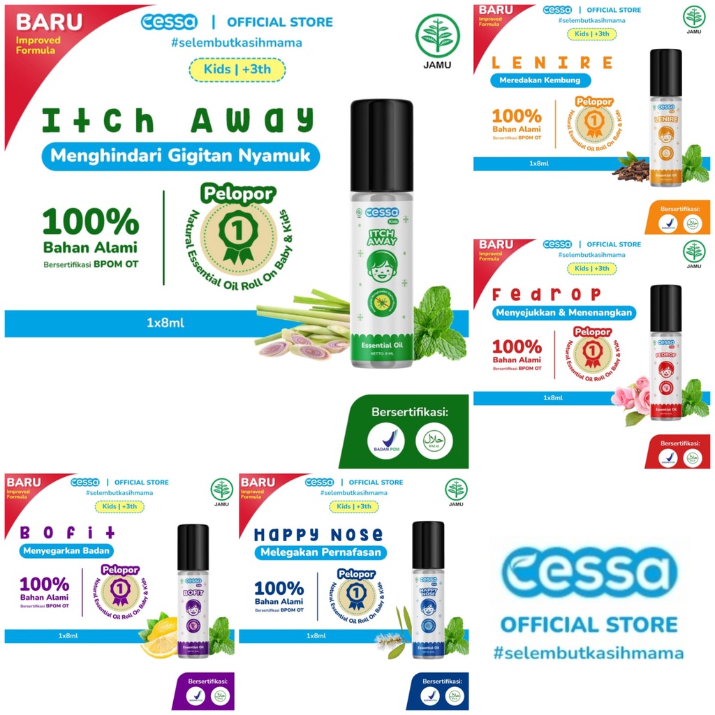 Cessa Essential Oil (Varian Kids 3-6 Tahun)