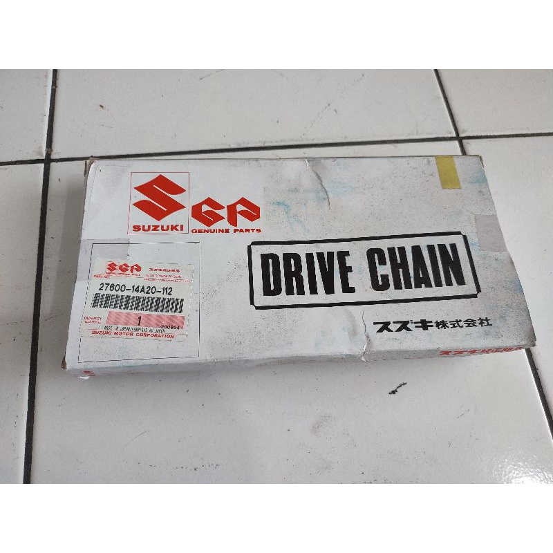 Rantai Chain Suzuki DR200 Original SGP Japan