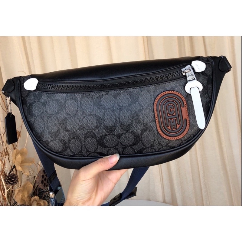 Waistbag Coach Mirror Tas selempang pria branded waist bag pria import