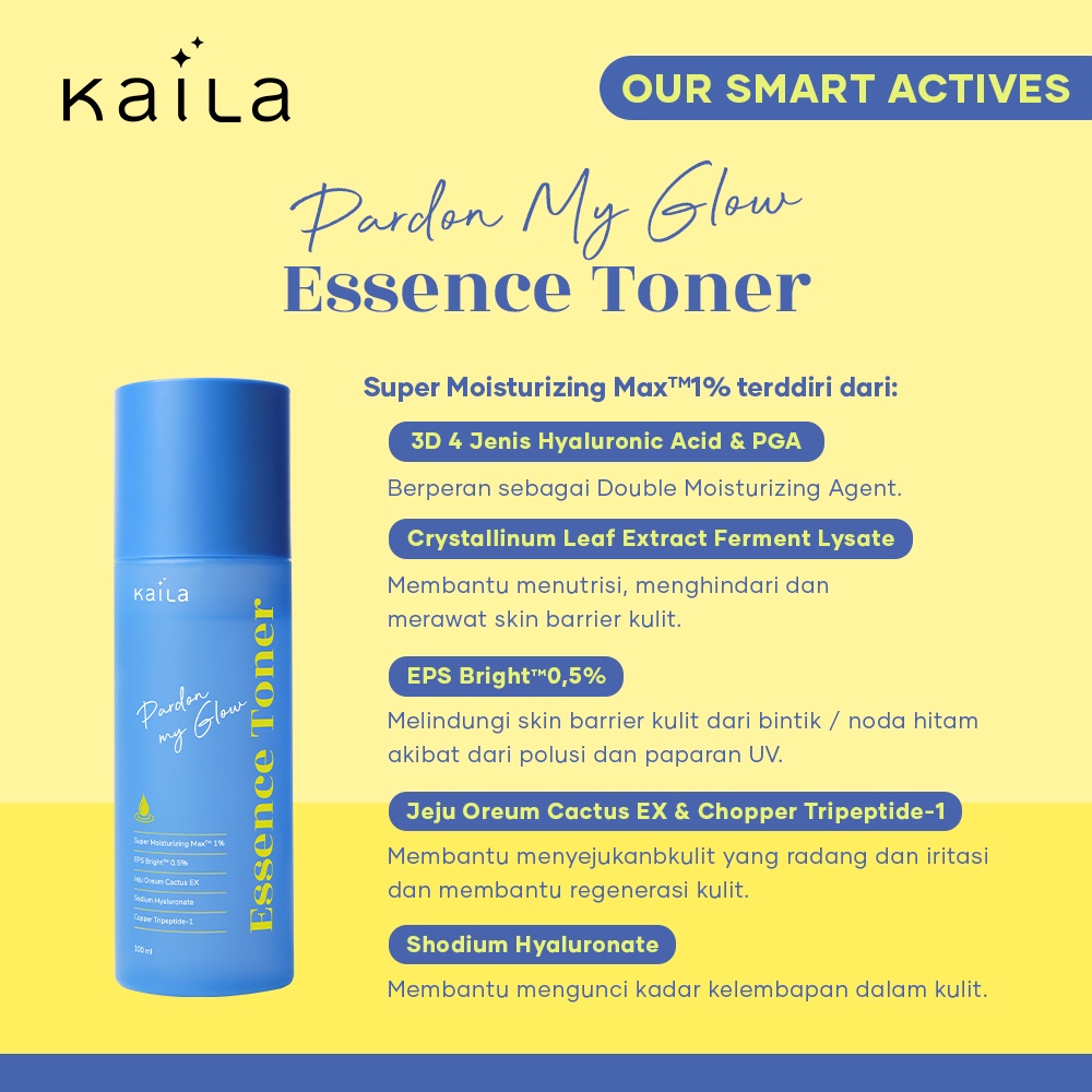 Kaila Beaute Pardon My Glow Essence Toner 100ml