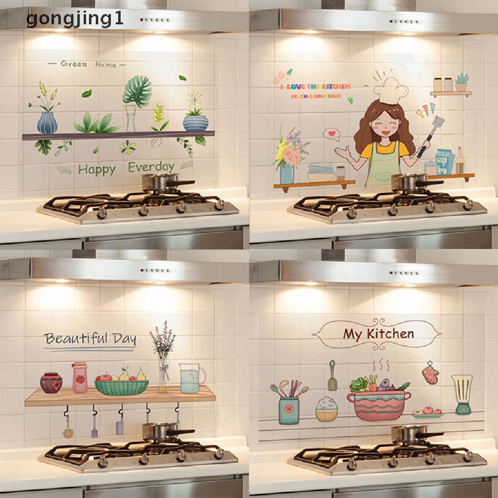 Ggg 30*90cm 60*90cm Dapur Stiker Anti Minyak Perekat Diri Wallpaper Anti Air ID