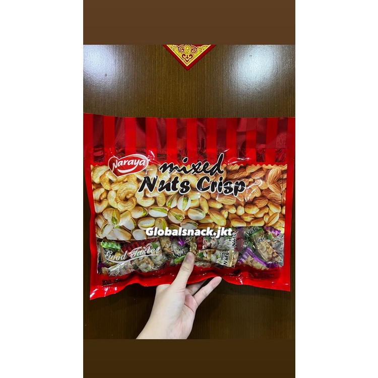 

NARAYA MIXED NUTS CRISP Permen Kacang Enting-enting 400gr