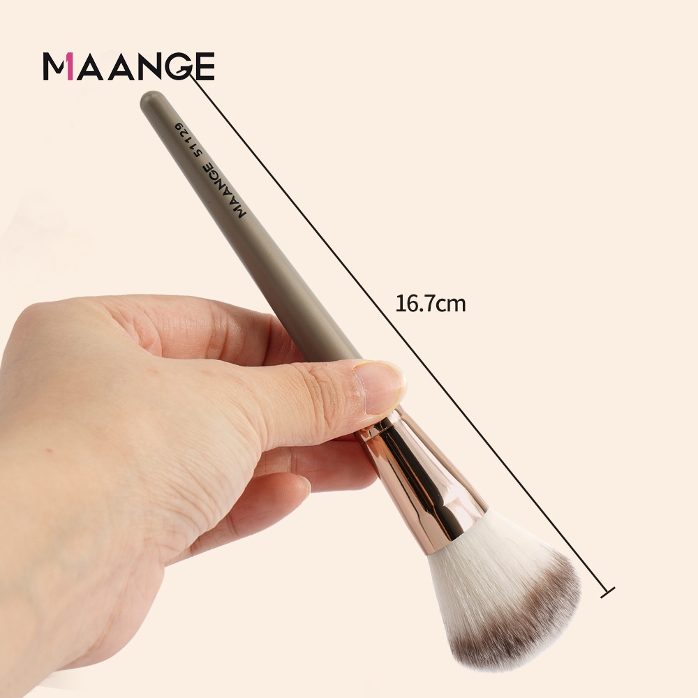 MAANGE Set 3 Kuas Rias Menutupi Perona Pipi Sorotan Make Up Brush Professional Brush