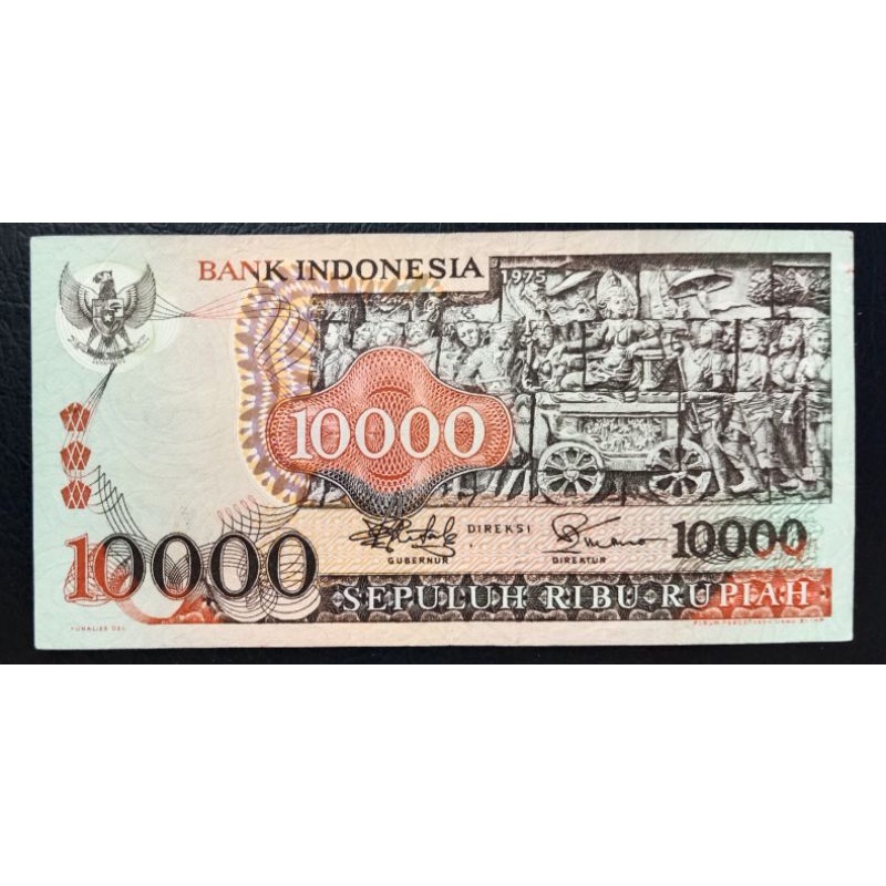UANGKUNO 10.000 RUPIAH BARONG THN 1975