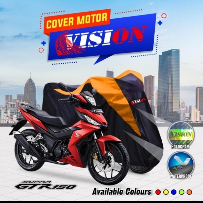 COVER MOTOR SARUNG PELINDUNG MOTOR SUPRA GTR MURAH SEMUA TAHUN
