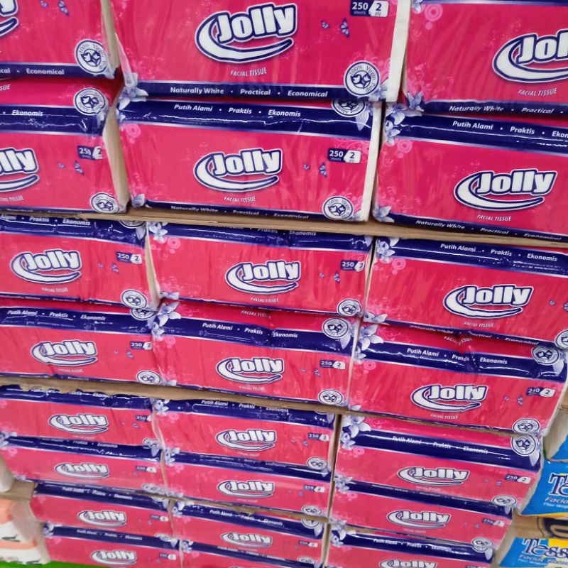 jolly facial tissue 4x250s