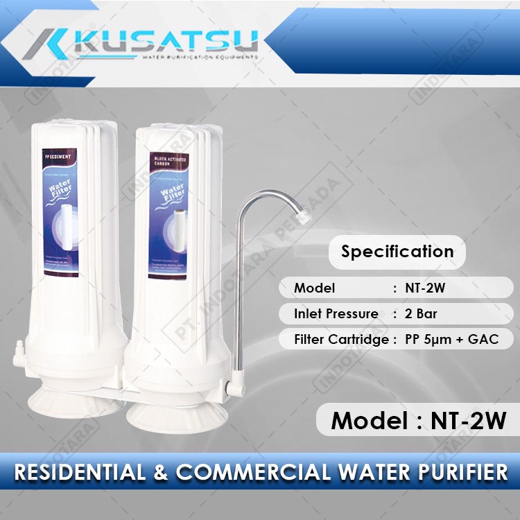 Double Water Filter NT-2W PP 5 m Kusatsu