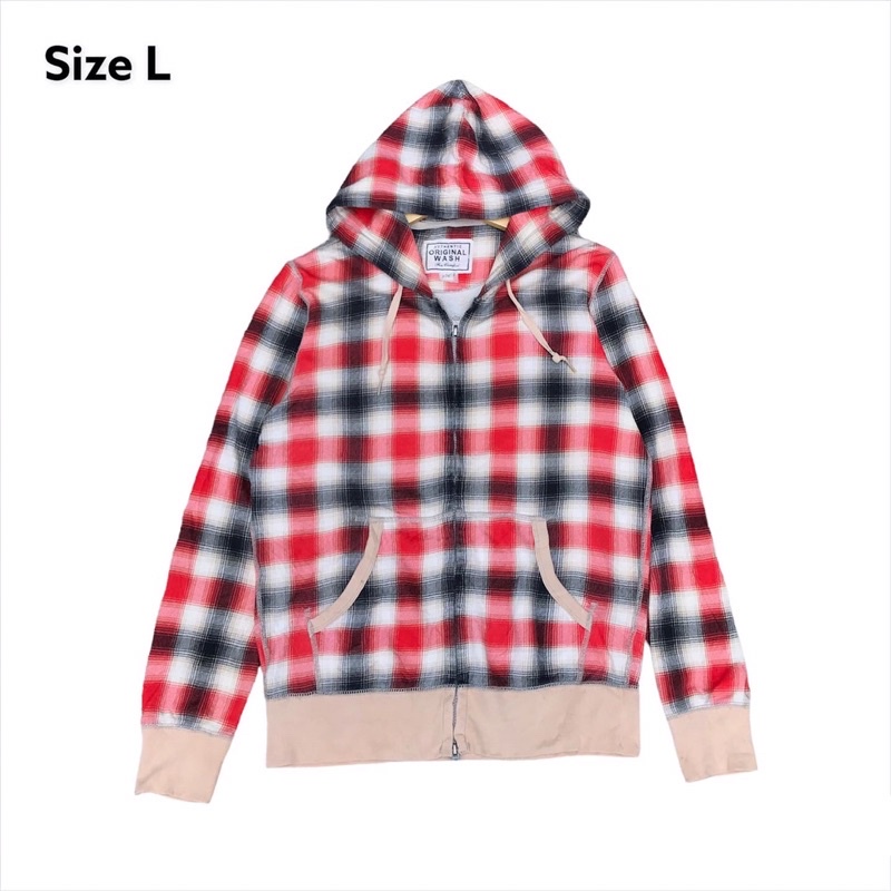 Zip Hoodie Tartan Uniqlo