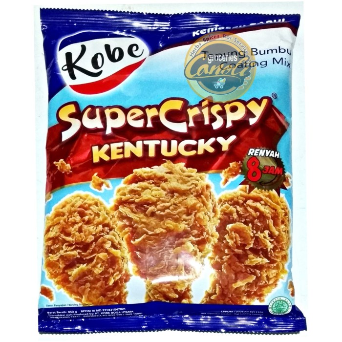 

Tepung Bumbu Kobe Super Crispy Kentucky 850gr