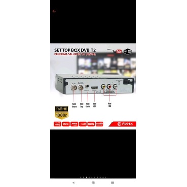 set top box finito