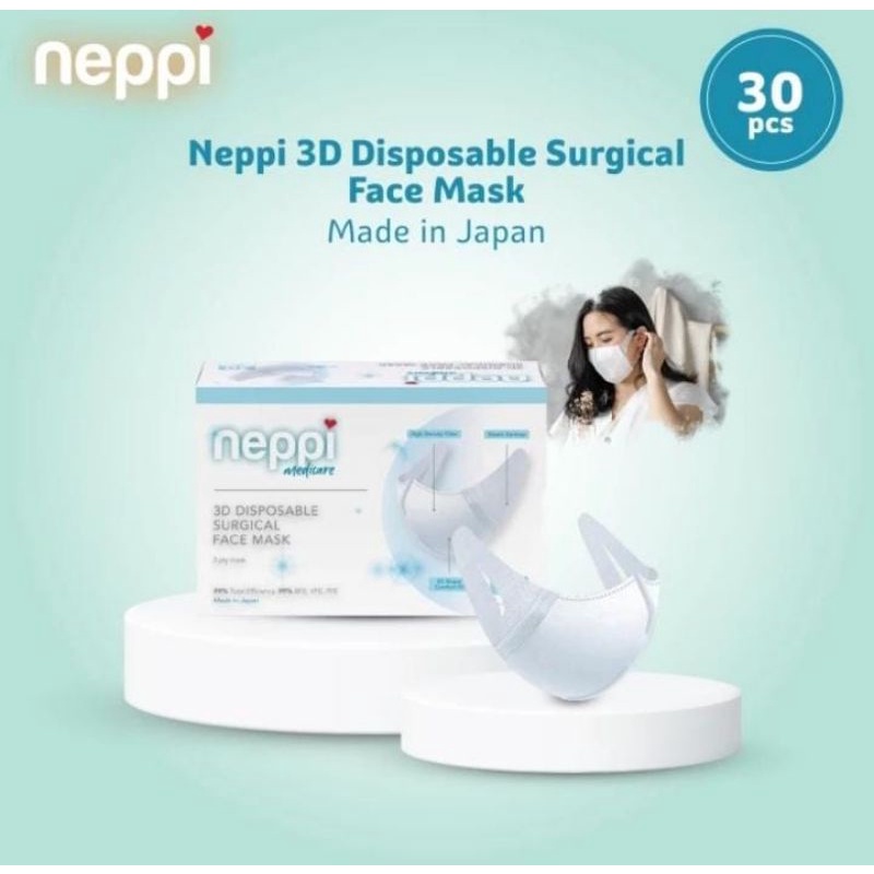 Neppi 3D Disposable Surgical Face Mask | Masker Dewasa