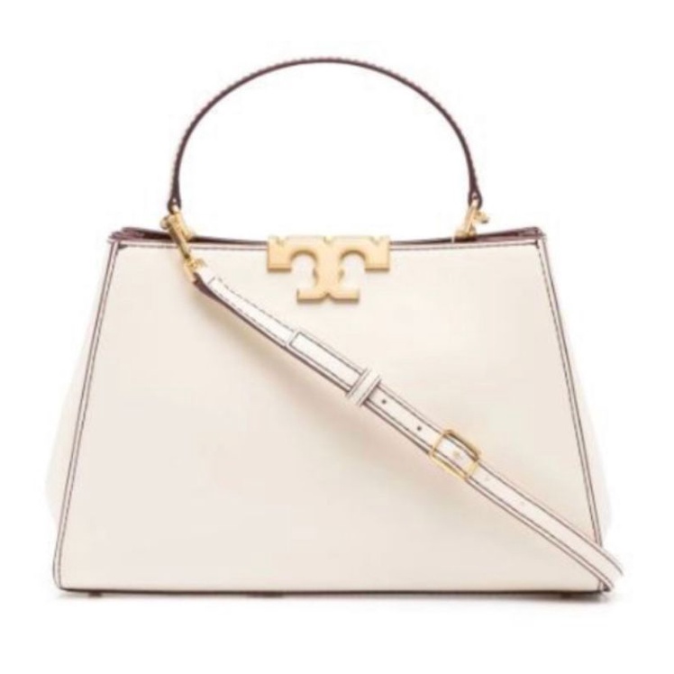 Tory Burch Eleanor Satchel In White - ORIGINAL 100%