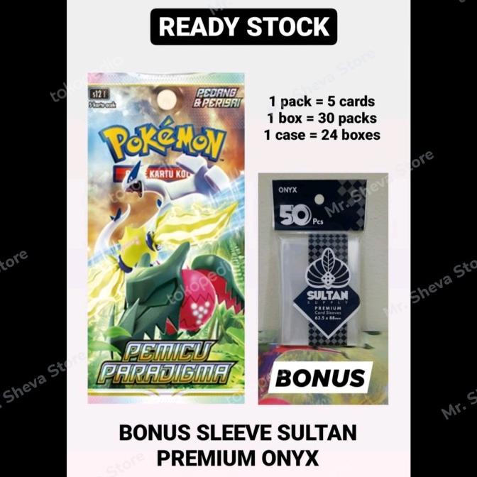 2 Box Pokemon Pemicu Paradigma Indonesia S12 (GET BONUS)