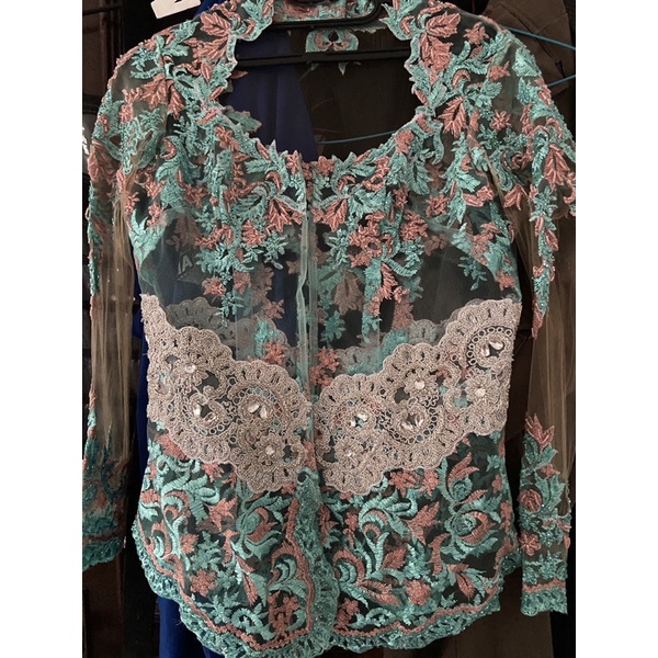 Preloved Kebaya Pendek Modern Tosca