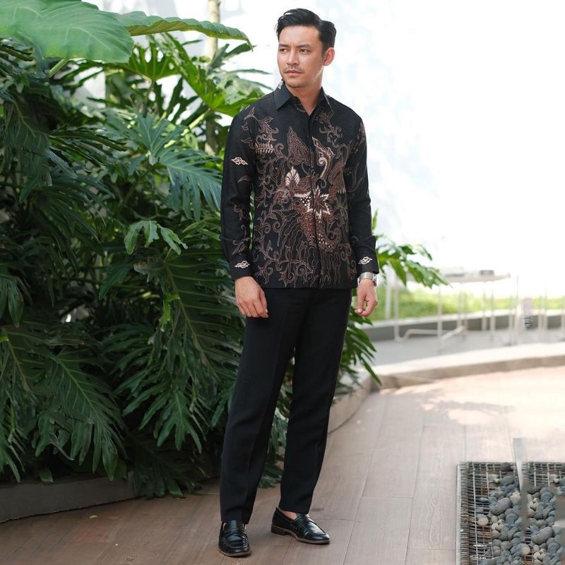 BATIK OFFICIAL - BIANCA NUDE BAJU BATIK PRIA LENGAN PANJANG - KEMEJA BATIK KATUN HALUS - KEMEJA KONDANGAN PRIA - KEMEJA KERJA BATIK - KEMEJA M L XL