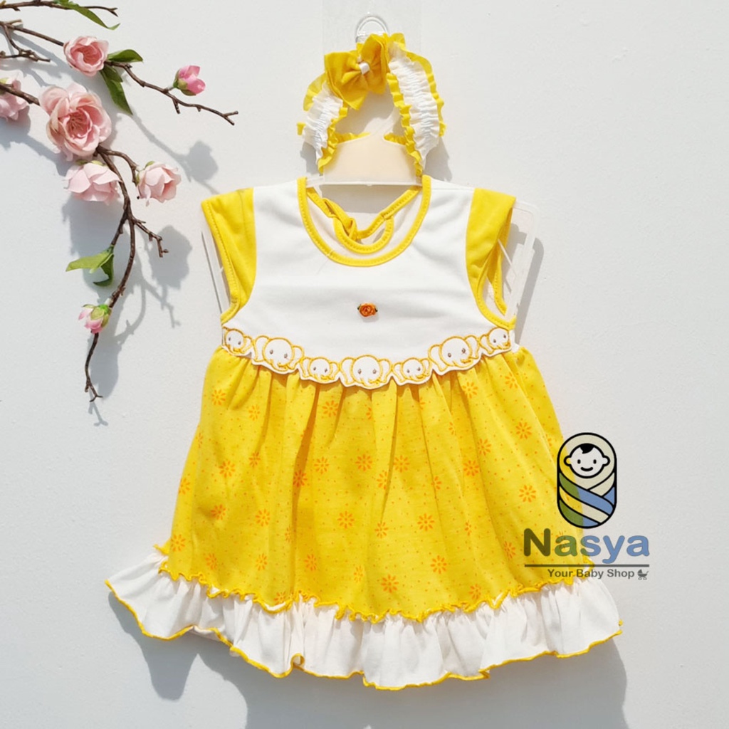 [P-014] Dress Bayi Perempuan 0-6 m / Setelan Bayi Perempuan