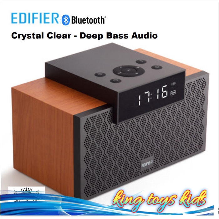 TERBARU / Edifier M260 Speaker Bluetooth Portable 20 Watt RMS 3D Sound DEEP BASS - Brown