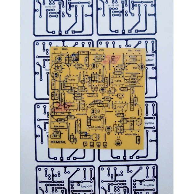 KIT EFEK GITAR DISTORSI MR.METAL