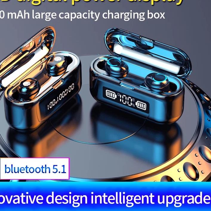 6.6 Brands Festival Popular TWS F9 Smart Touch Power Display Upgrade HiFi Bluetooth Headset