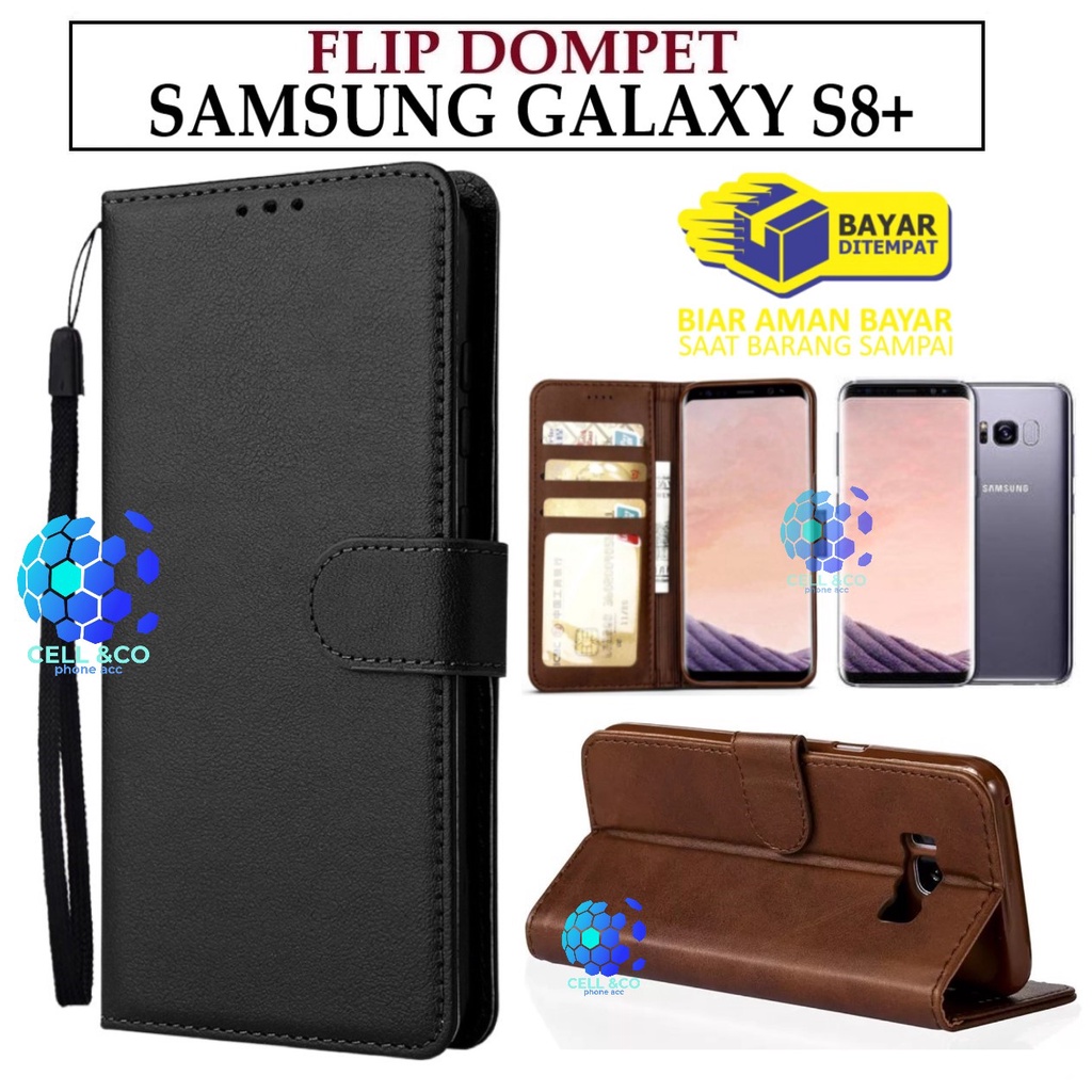 SAMSUNG GALAXY S8 PLUS CASE FLIP LEATHER WALLET PREMIUM FLIP CASE BUKA TUTUP KESING HP CASING FLIP CASE WALLET SAMSUNG GALAXY S8+