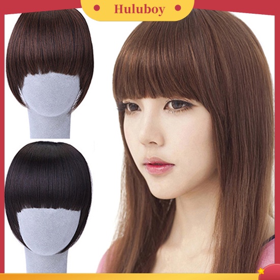 Wig Poni Palsu Model Lurus Dengan Klip on Untuk Wanita