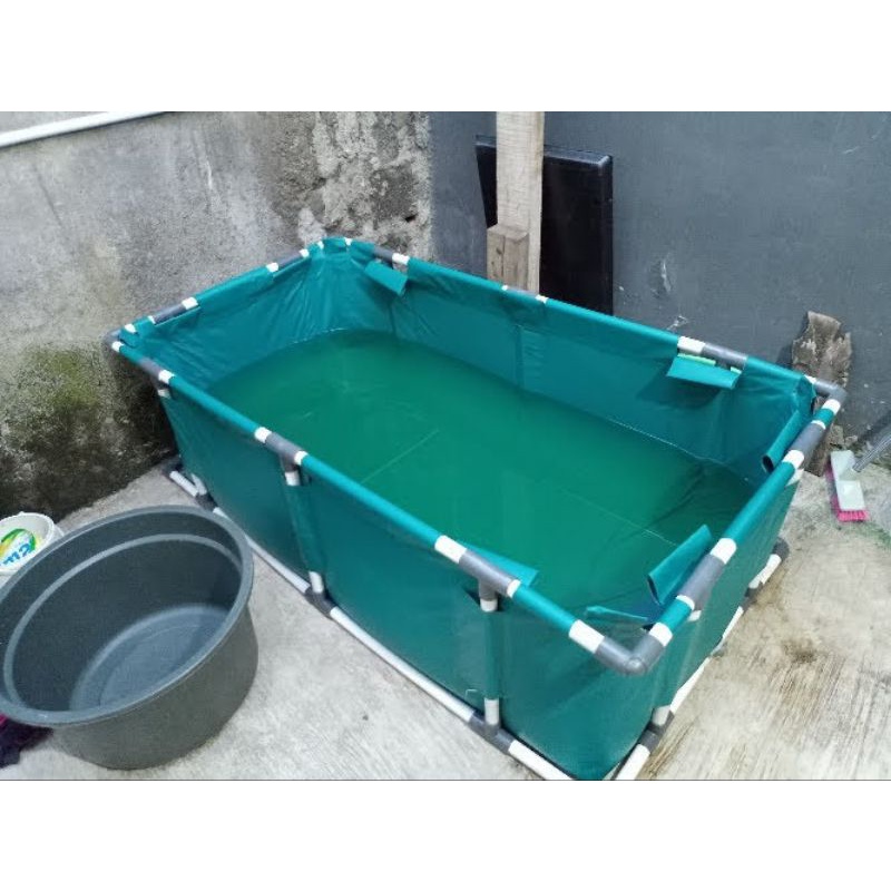 kolam kotak slot pipa 150x100x60+pembuangan air