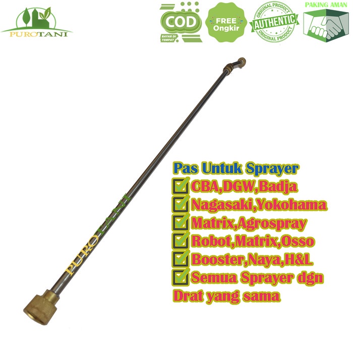 Stik Tangki Cas Sprayer Elektrik Bengkok