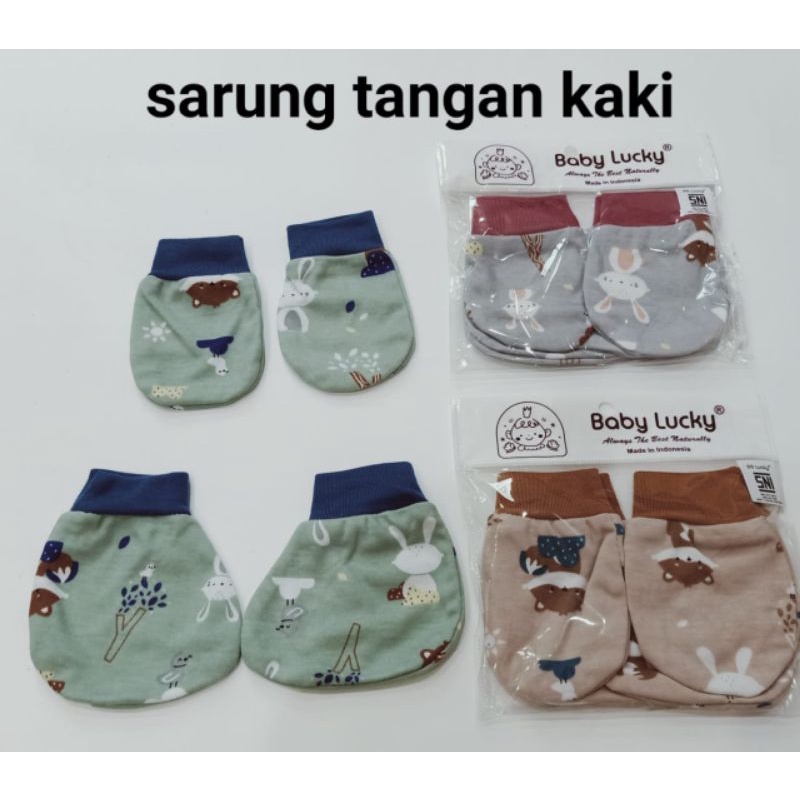 Baby Lucky Baby lucky sarung tangan kaki bayi