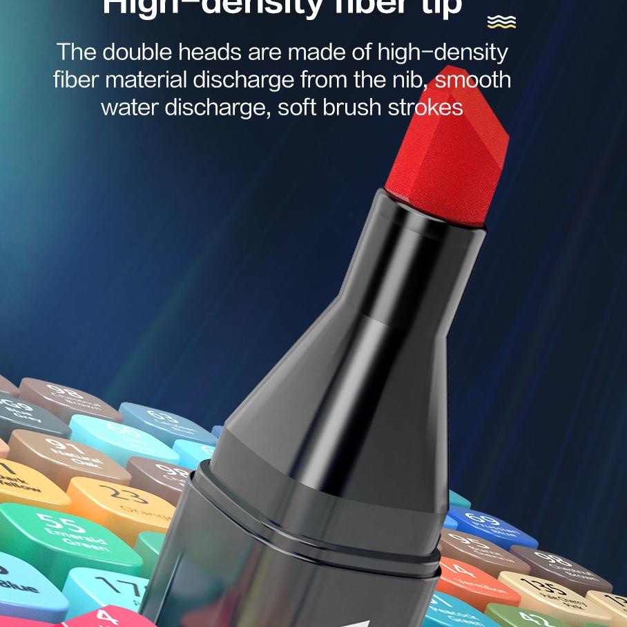 

<H-7O»> Touch 12/36/60/80 Warna Sketsa Spidol Umum General Marker Set Animation Markers super keren